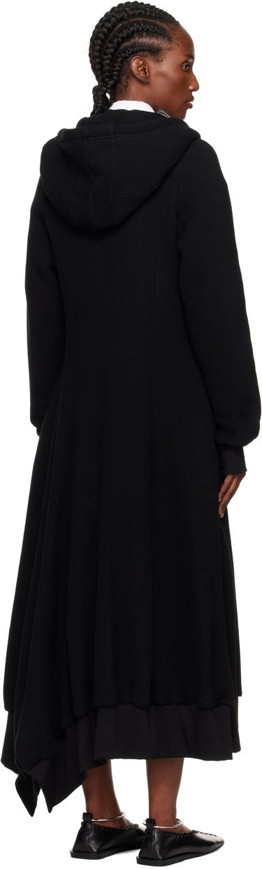 Pокля Yohji Yamamoto YOHJI YAMAMOTO Hooded Track Maxi Dress Черно | FM-D51-002, 2
