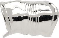 Jean Paul Gaultier 'The Crushed Can' Silver-Tone Ear Cuff