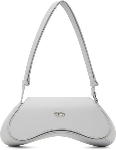 Чанта през рамо Diesel Play Curved Crossbody Bag Сиво | X10221 PR227, 0
