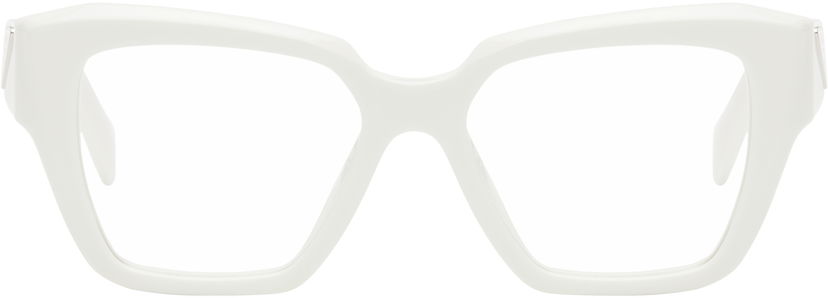 Слънчеви очила Prada Cat Eye Acetate Glasses Бяло | 0PR 09ZV 51 8056597973236