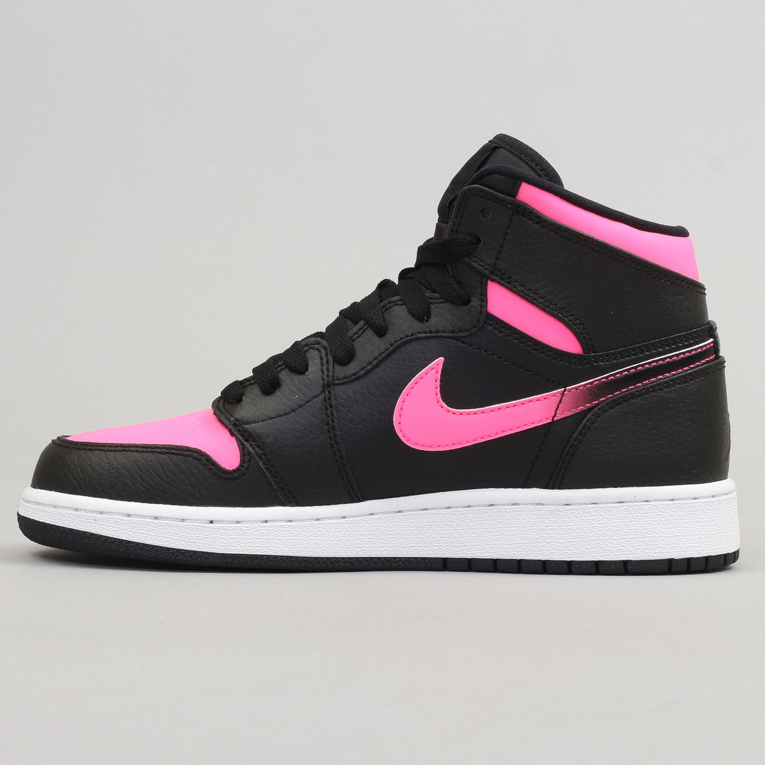 Кецове и обувки Jordan Air Jordan 1 Retro High "Black Hyper Pink" GS Розово | 332148-019, 0