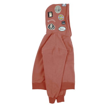 Суитчър Pleasures Worms Hoodie Кафяво | P23F022-RUST, 5
