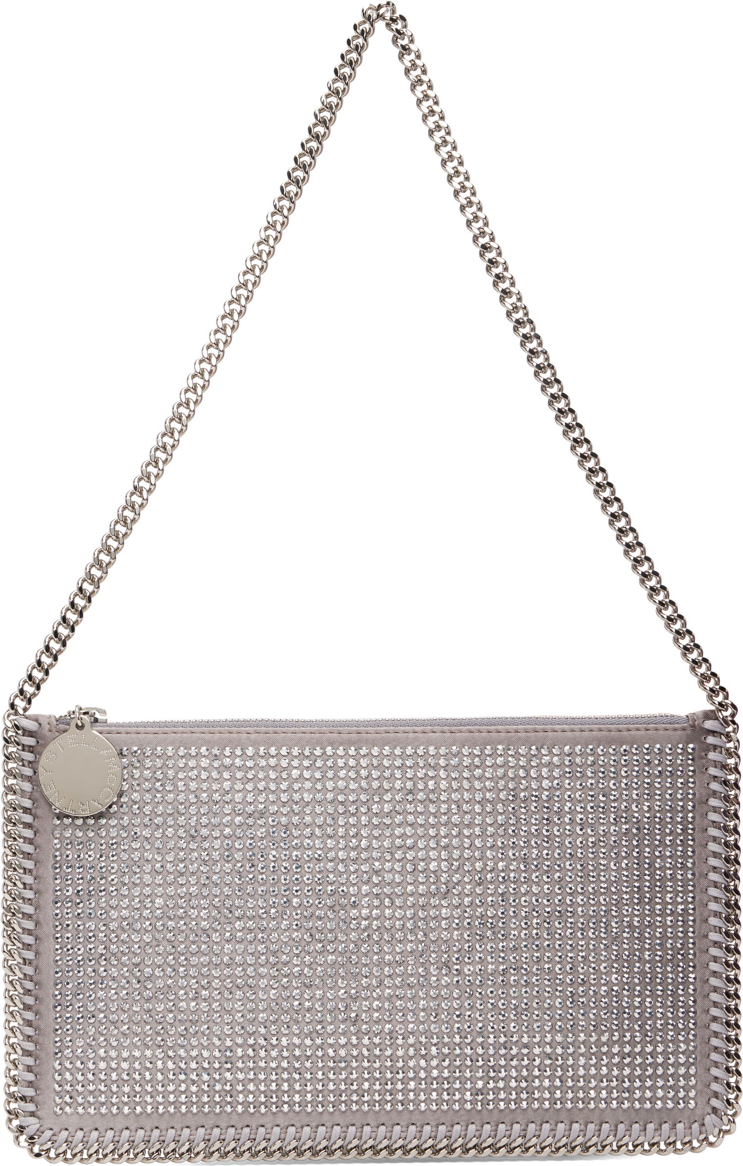 Чанта през рамо Stella McCartney Stella McCartney Falabella Crystal Pochette Shoulder Bag Металик | 7P0076WP0635, 0
