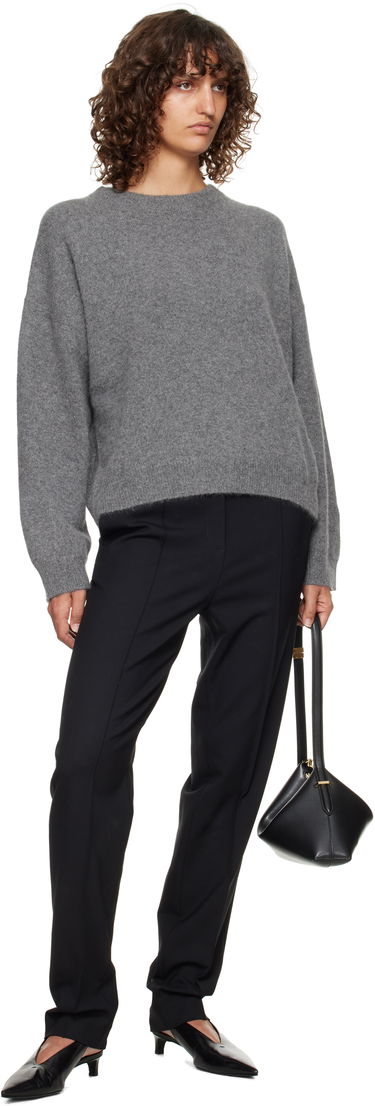 Пуловер Loulou de Saison Loulou de Saison Tristan Yak Blend Sweater Сиво | TRISTAN, 3