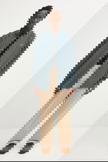 Риза Carhartt WIP Palance Long Sleeve Striped Regular Fit Button-Down Collar Shirt Многоцветен | I035330.35JXX, 4