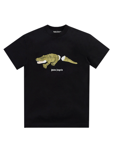 Тениска Palm Angels Croco Classic Tee Черно | PMAA001C99JER0021055