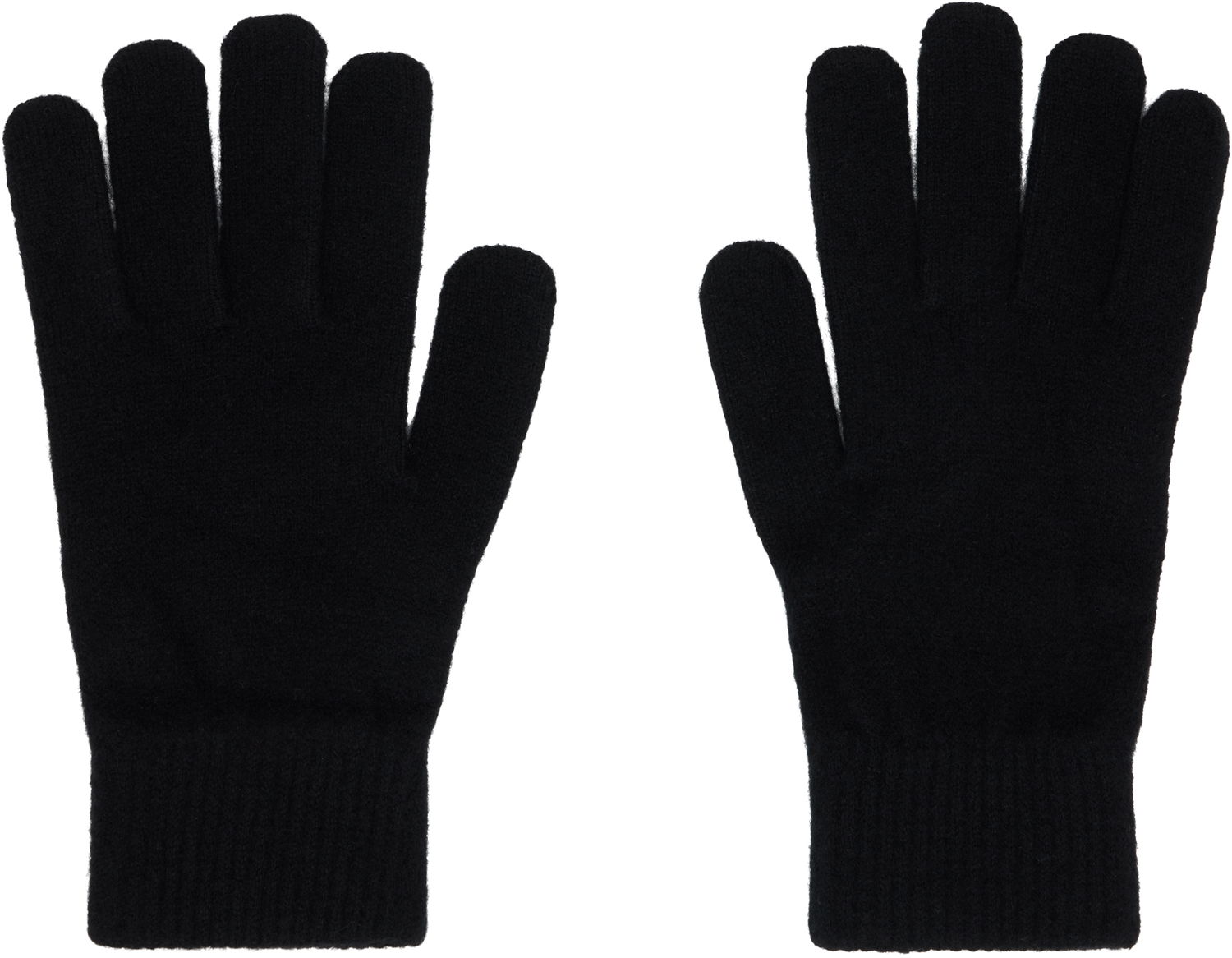 Ръкавици Yves Salomon Yves Salomon Wool & Cashmere Gloves Черно | 26W23WAA507XXMACL, 1
