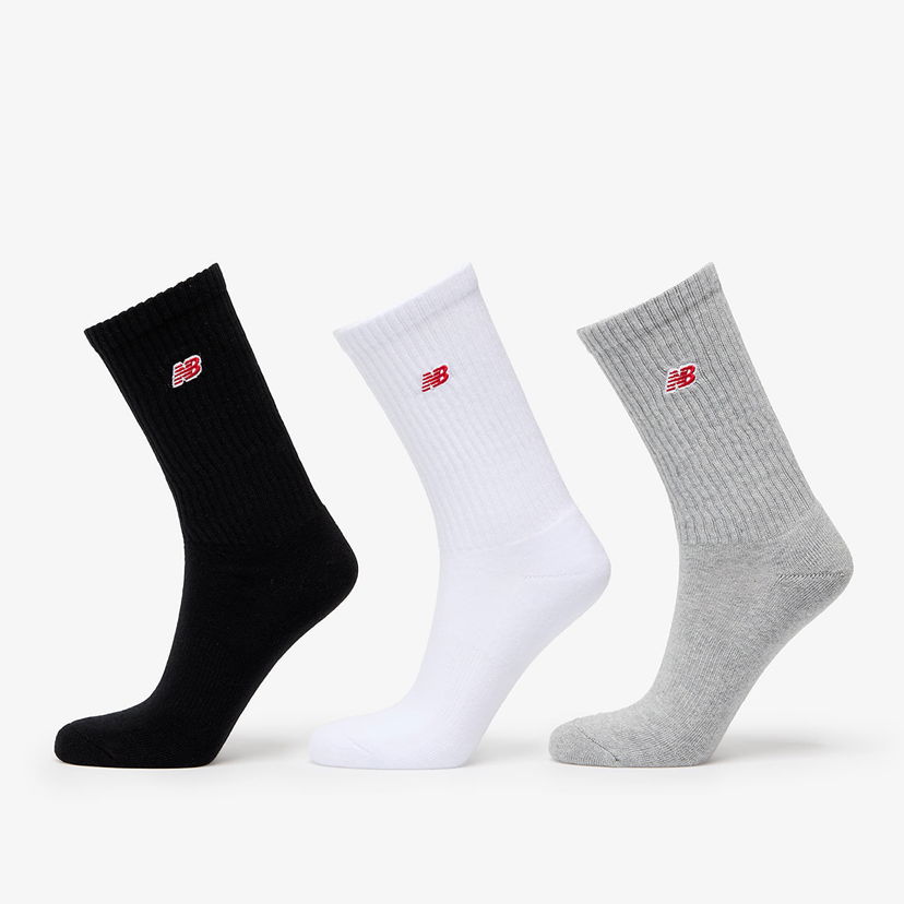 Чорапи New Balance Nb Patch Logo Crew Socks 3-Pack Multicolor Многоцветен | LAS33763WM