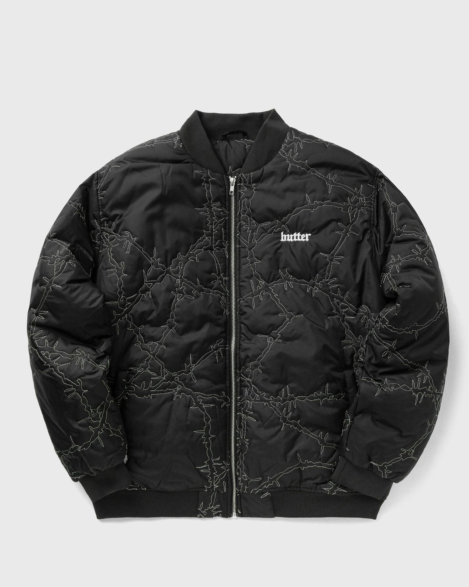 Яке бомбър Butter Goods Barbed Wire Bomber Jacket Черно | P23992, 0