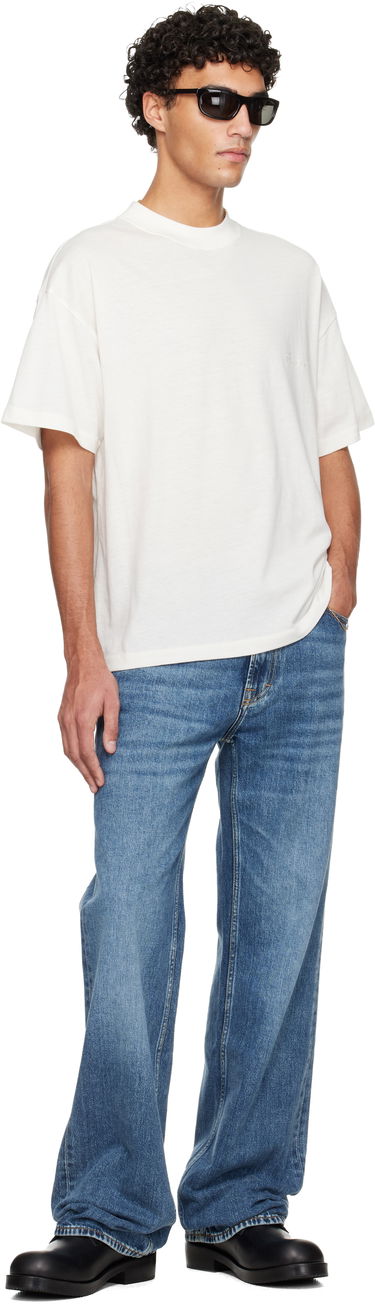 Тениска Fear of God ESSENTIALS Holiday Embroidered Essential T-shirt Бяло | 125HO254282F, 3