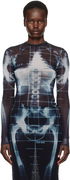 Jean Paul Gaultier 'The Squeletor' Mesh T-Shirt