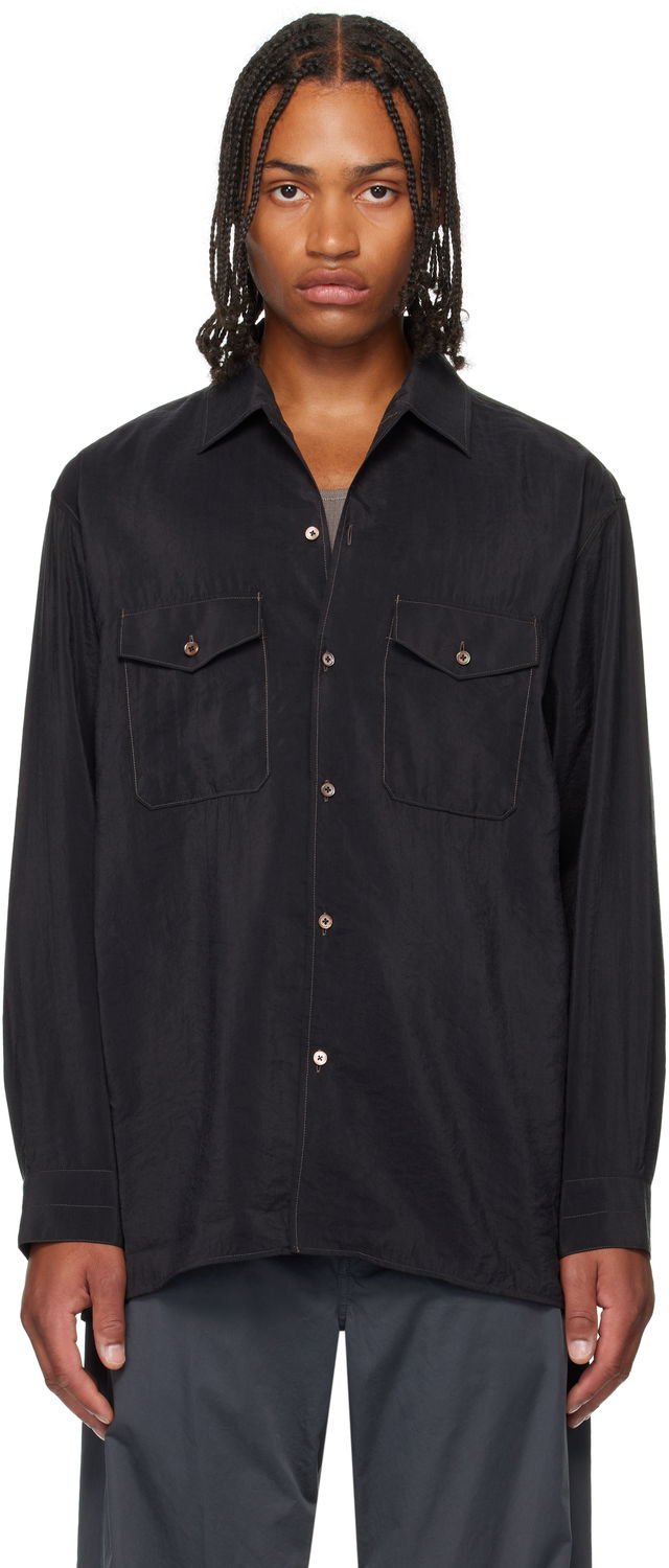 Lemaire Convertible Collar Shirt