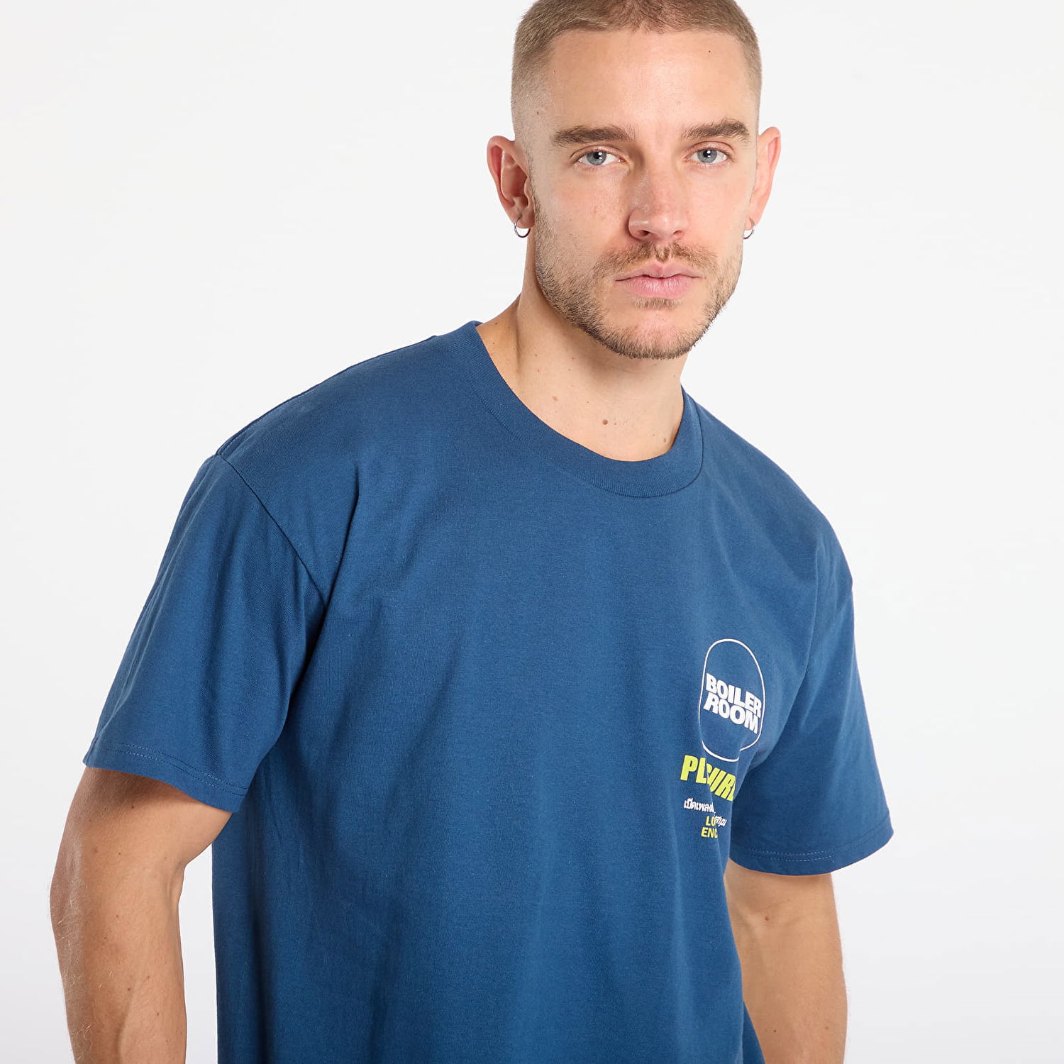 Тениска Pleasures T-shirt PLEASURES Turntable Синьо | P25F010-BLUE, 1