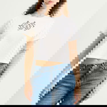 Тениска Bode Diamond Monogram T-Shirt Бяло | WRF25CS018-CREAM, 2