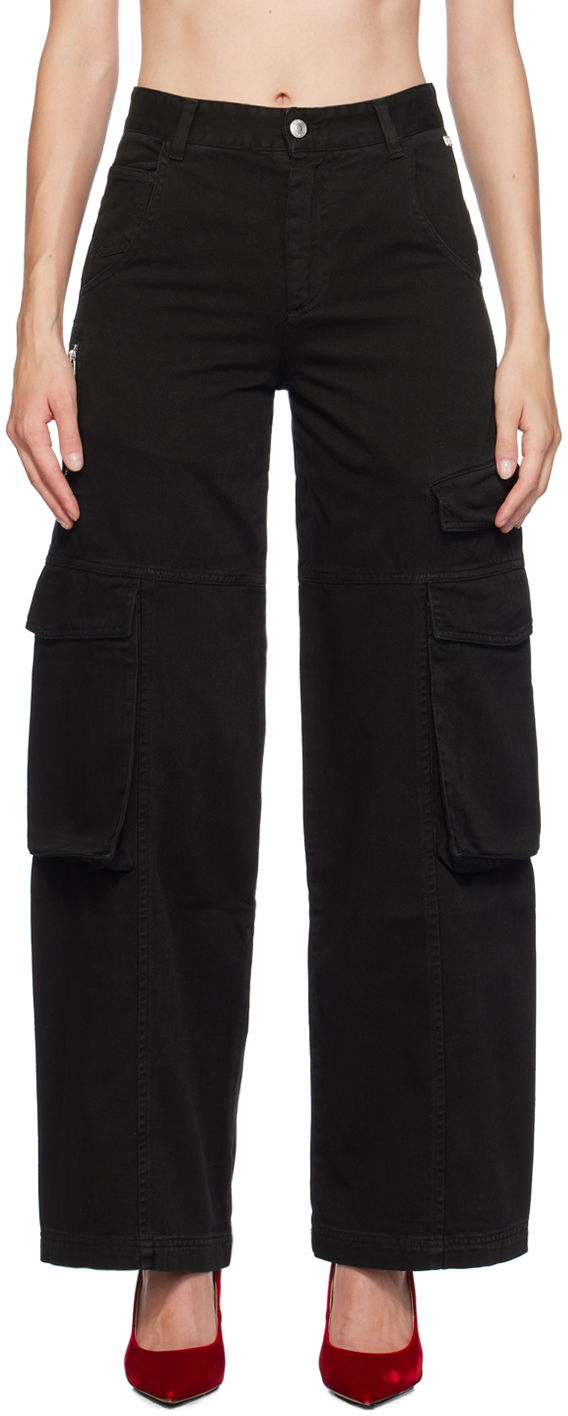 Карго панталони GCDS Black Ultracargo Cargo Pants Черно | A2CM2900TG5