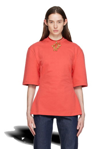 Тениска Jacquemus 'Le T-Shirt Camisa' Червено | 23E231JS121-2102