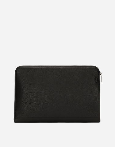 Портфейл Dolce & Gabbana Large Deerskin Clutch Черно | BM2337A803480999, 3