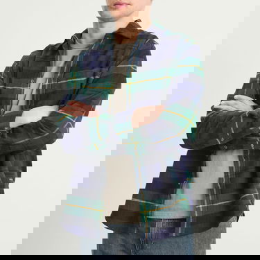 Риза Portuguese Flannel Cabin Flannel Check Shirt Многоцветен | AW25018-NVG, 5