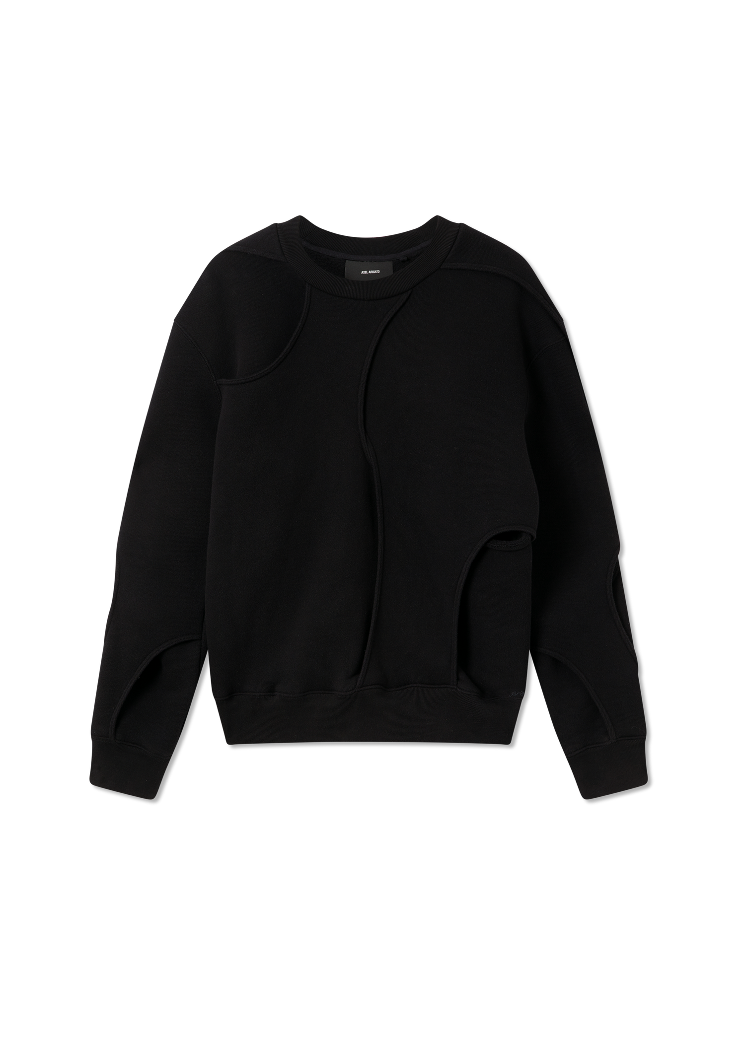Суитчър AXEL ARIGATO Linear Cut-out Sweatshirt Черно | A3423002, 0