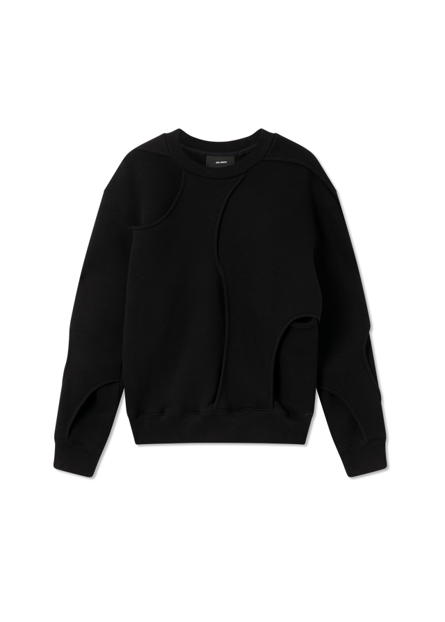 Linear Cut-out Sweatshirt