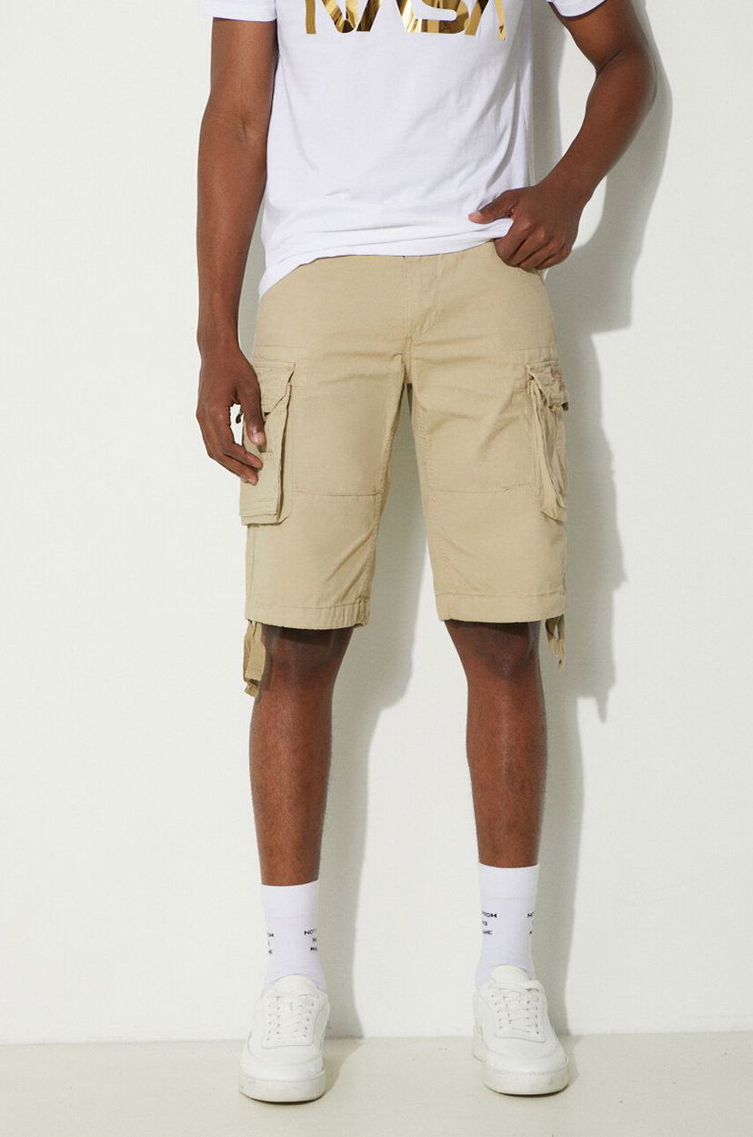 Къси панталони Alpha Industries Cargo Shorts Бежово | 191200.159