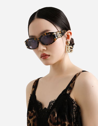 Слънчеви очила Dolce & Gabbana Dolce & Gabbana Dg Griffe Oval Sunglasses Кафяво | VG4502VP01A9V000, 1