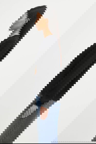 Пуловер MAISON KITSUNÉ Dressed Fox Intarsia Wool Sweater Черно | PW00812KH0002, 1