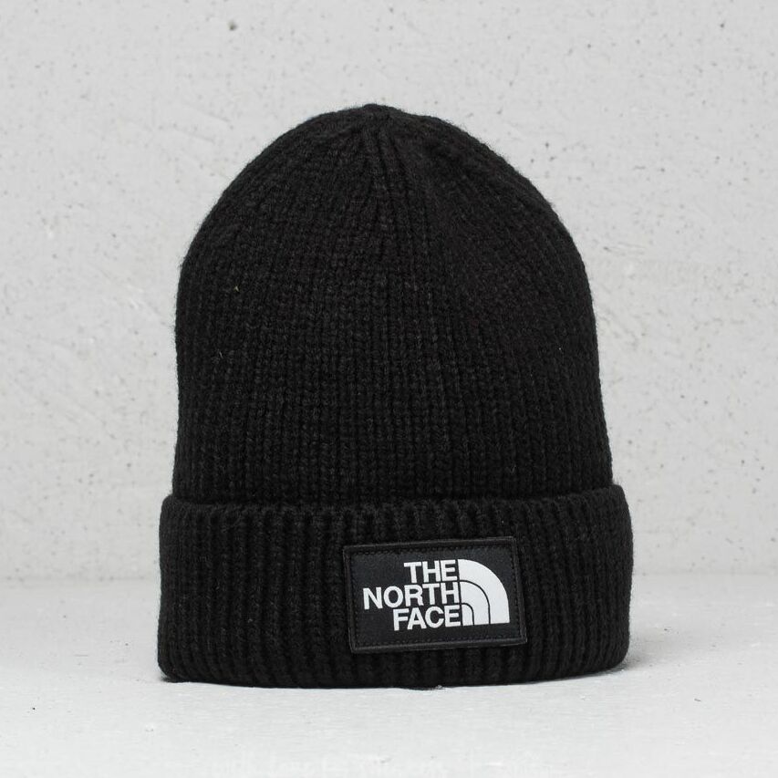 Шапка The North Face The Loho Box Cuffed Beanie Черно | T93FJXJK3, 0
