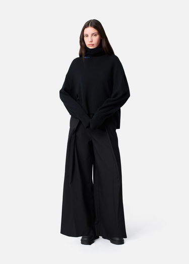 Пуловер AXEL ARIGATO Maeve Turtleneck Boxy Fit Cropped Sweater Черно | A3324001, 4