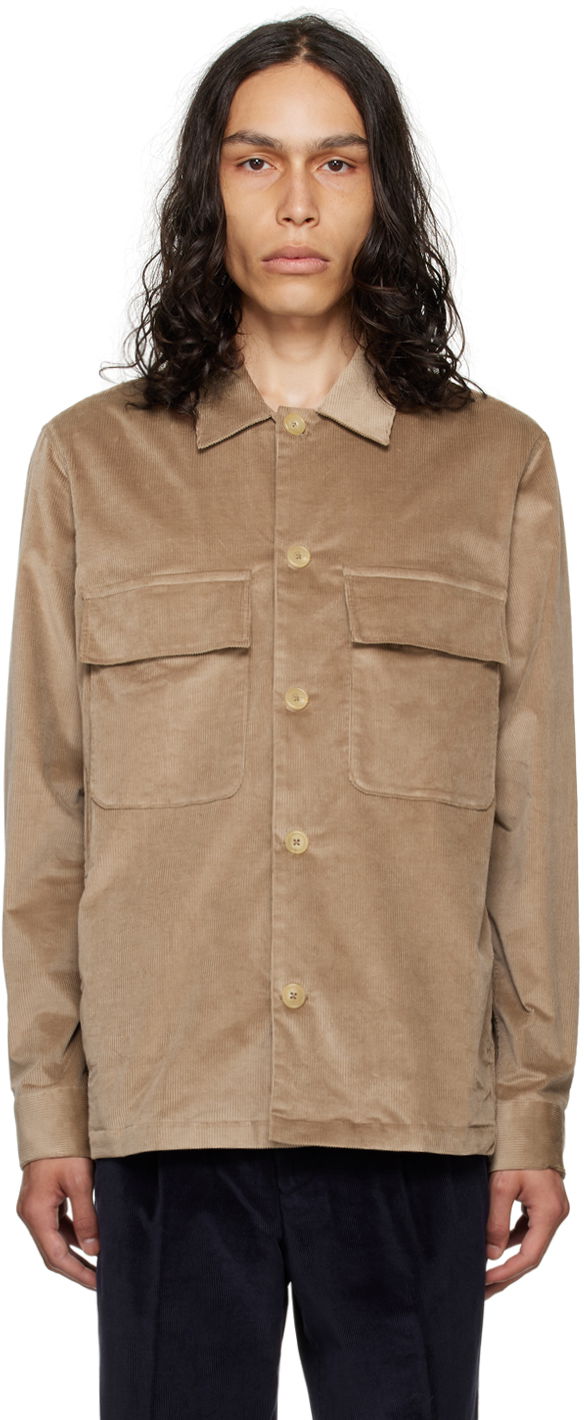 Риза Paul Smith Paul Smith Corduroy Buttoned Shirt Бежово | M1R-009Y-L02065, 0