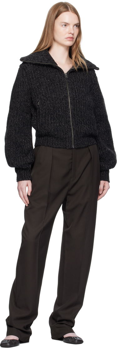 Пуловер LEMAIRE LEMAIRE Zipped Knit Cardigan Сиво | OW1186 LK1029, 3