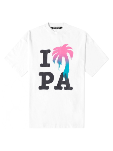 Тениска Palm Angels I Love PA Tee Бяло | PMAA066S23JER0020184