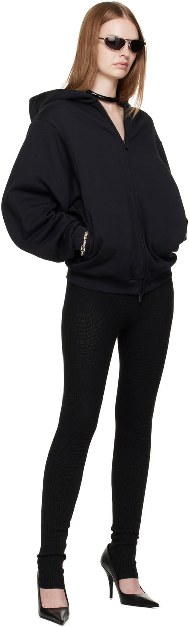 Суитчър Fear of God Fear of God ESSENTIALS 90s Fleece Zip-Up Hoodie Черно | 192SP257440FW, 3