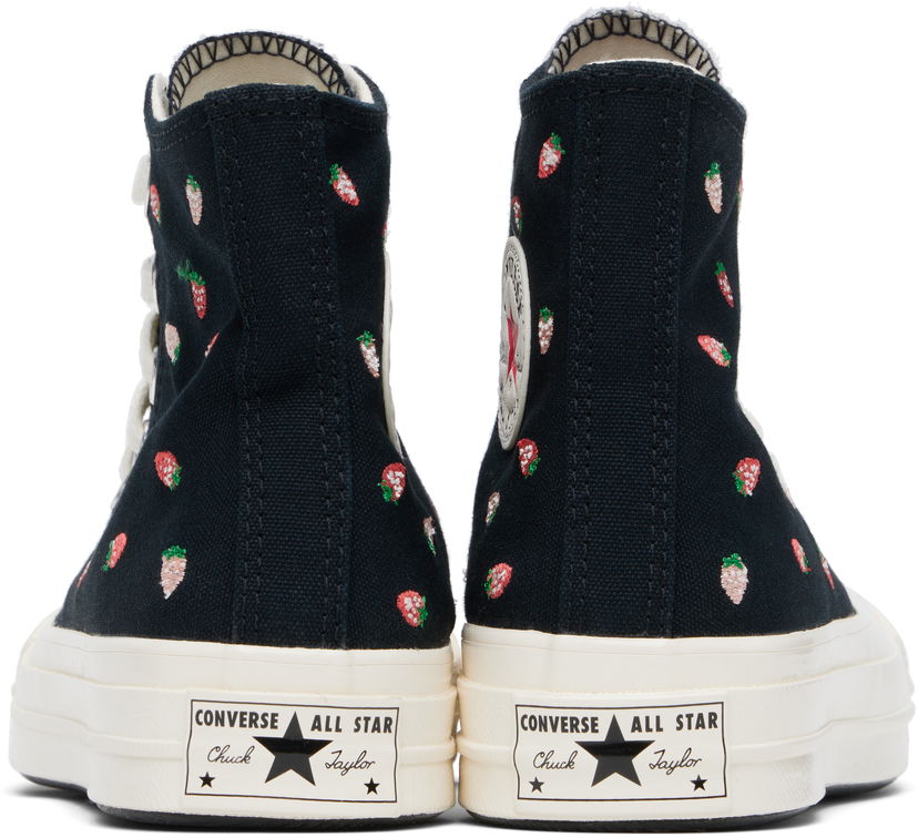 Кецове и обувки Converse Chuck 70 Embroidered Strawberries Черно | A14944C
