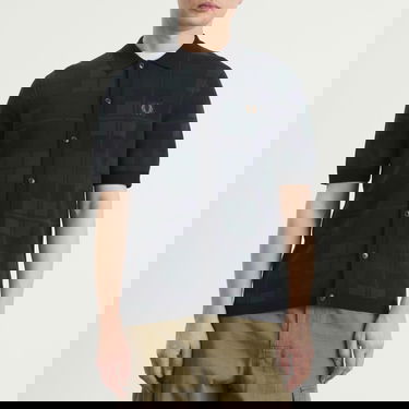 Риза Fred Perry Black Watch Tartan Short Sleeve Collared Knit Shirt Многоцветен | K1553-37A, 2