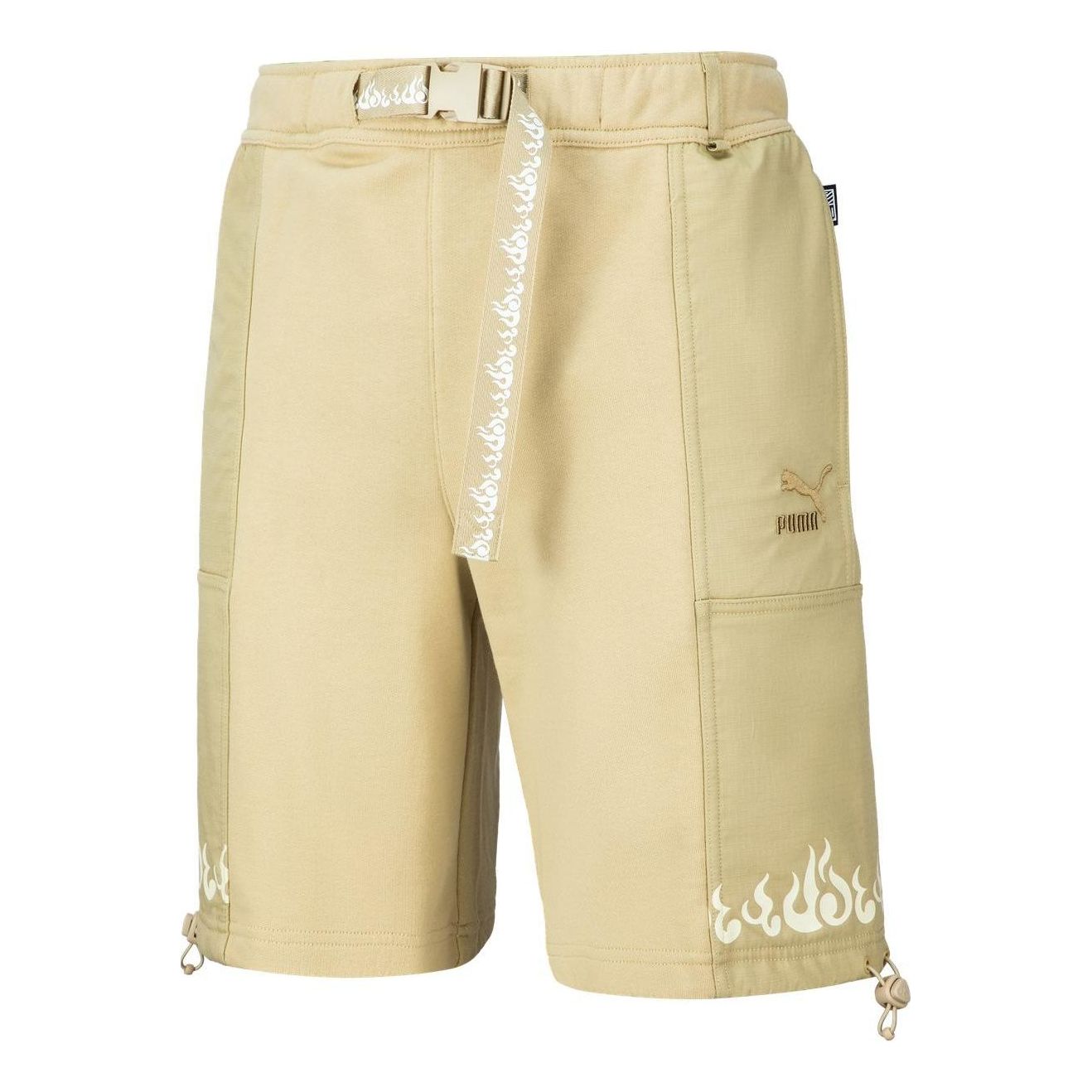 Къси панталони Puma Casual Shorts with Branded Tape Бежово | 621924-88, 0