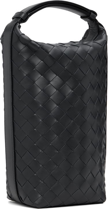 Портфейл Bottega Veneta Bottega Veneta Intrecciato Vertical Wallace Leather Pouch Черно | 826765V2HL02077, 2