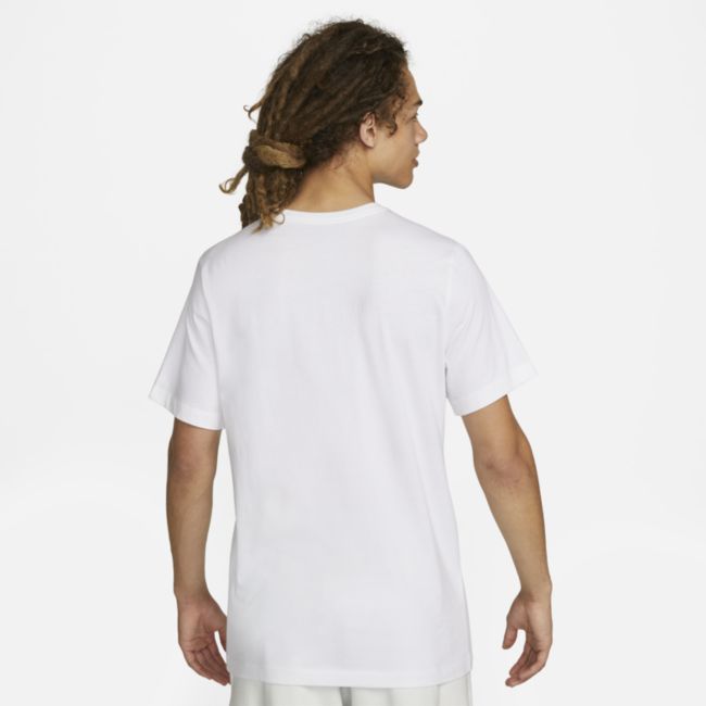 Тениска Nike Sportswear T-Shirt with Palm Graphic Бяло | DR8071-100, 1