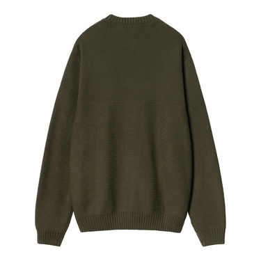 Пуловер Carhartt WIP Green Relaxed Fit Crewneck Knit Sweater Зелено | I033884_9, 4