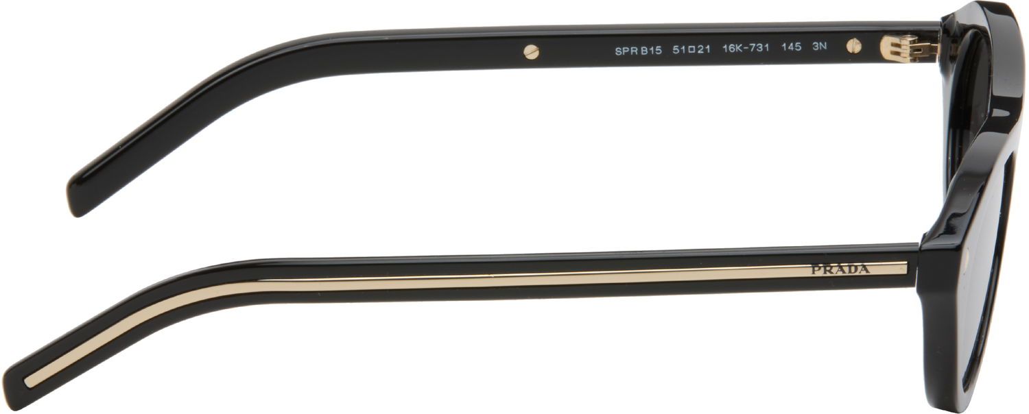 Слънчеви очила Prada Iconic Metal Plaque Sunglasses Черно | 0PR B15S 16K73151 8056262504284, 1