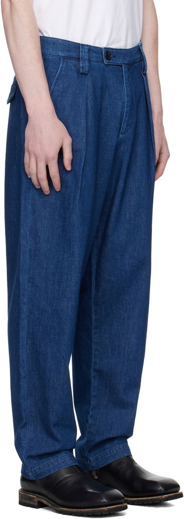 Дънки A.P.C. A.P.C. Renato Pleated Denim Trousers Синьо | COHAL-H08428, 1