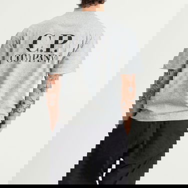 Тениска C.P. Company Logo Print T-Shirt Сиво | 19CMTS103A-005100W-M94, 3