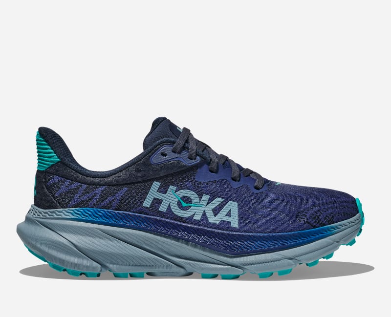 Кецове и обувки Hoka One One Challenger 7 "Stone Blue" Тъмно синьо | 1134498-BBSBL, 0