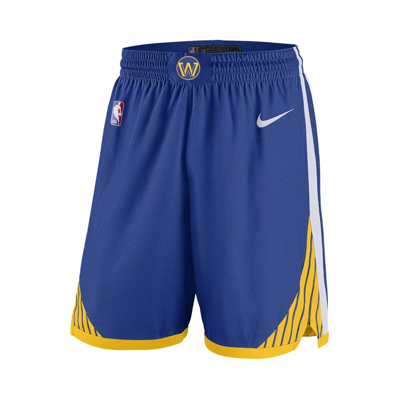 Къси панталони Nike Golden State Warriors Icon Edition NBA Swingman Shorts Синьо | AV4972-495, 0