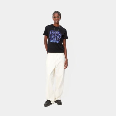 Тениска Carhartt WIP Babybrush FF T-Shirt Черно | I032142_89_XX, 3