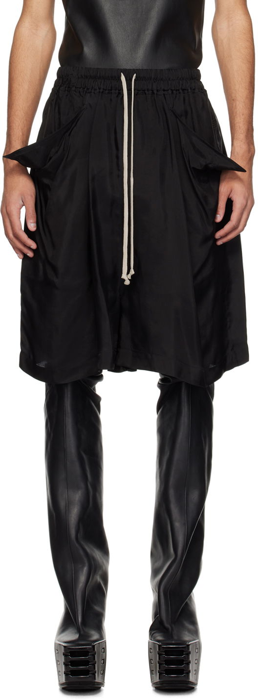 Къси панталони Rick Owens Lido Shorts Черно | RU01D3399 J, 0