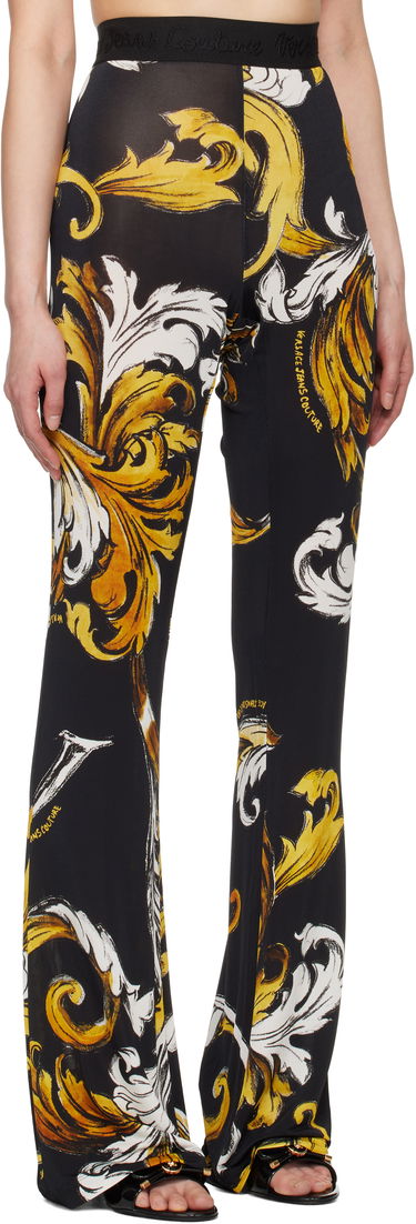 Клинове Versace Versace Jeans Couture Flared Baroque Print Leggings Черно | E78HAC107_EJS471, 1