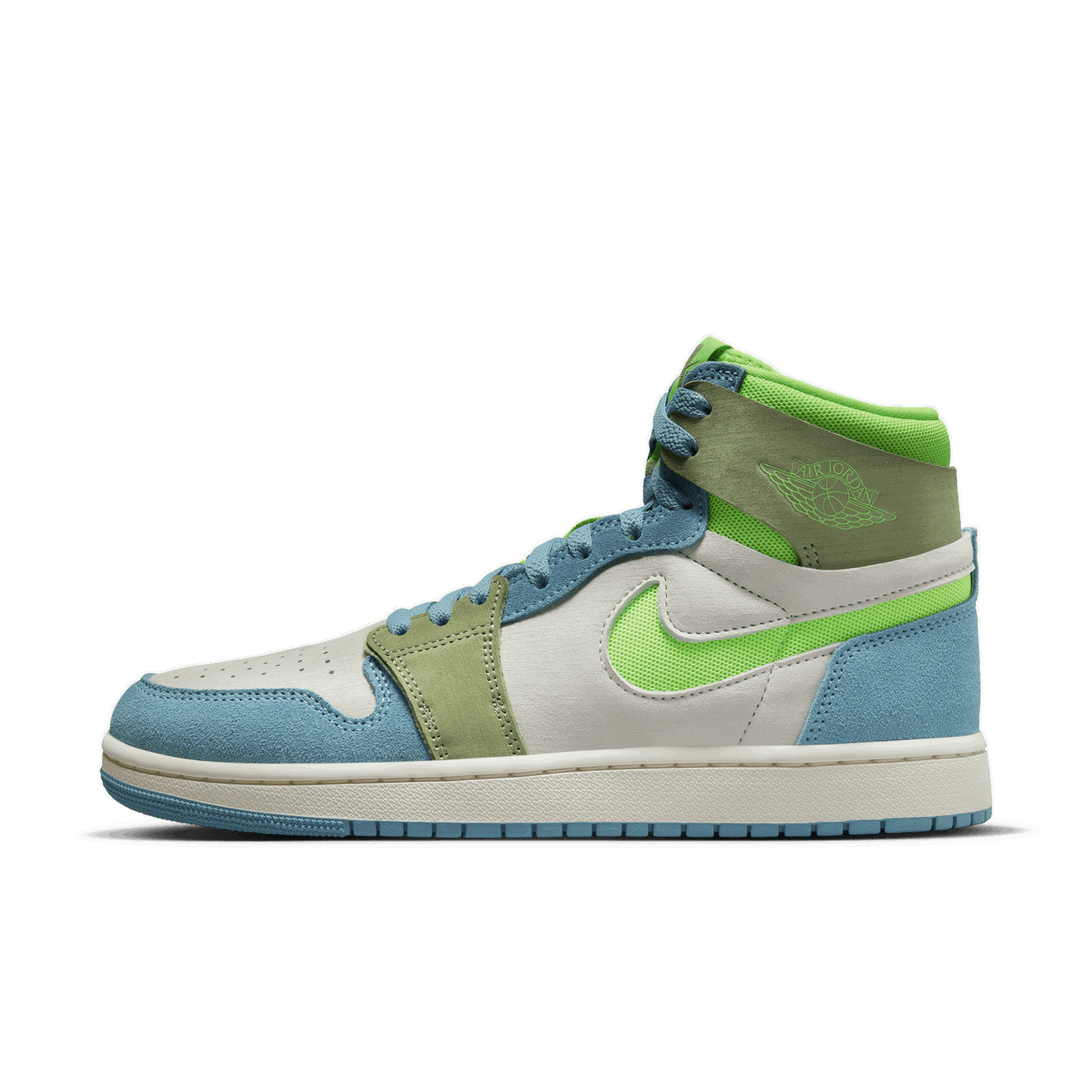Кецове и обувки Jordan Air Jordan 1 High Zoom Air CMFT 2 "Cerulean and Green Strike" W Зелено | DV1305-433, 0