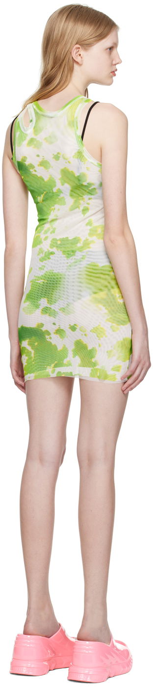 Pокля Ottolinger Ottolinger Cutout Mesh Mini Dress Зелено | 100817, 2