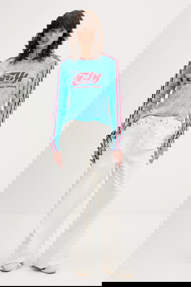 Фланелка adidas Performance Slim-Fit Long Sleeve Football Jersey with Allover Print Тюркоазено | JW0271, 1